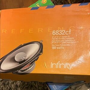 NFINITY 6832cf Car Stereo Receiver - Black and Silver